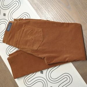 AG Prima Corduroys, in Carmel Brown, Size 27